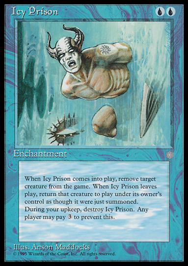 Magic the Gathering: Ice Age (Base Set) card 74 Icy Prison