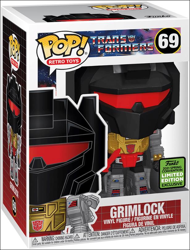 POP! Retro Toys figure 69-B Grimlock Spring Convention Exclusive