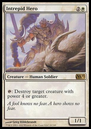 Magic the Gathering: 2013 Core Set (Base Set) card 20 Intrepid Hero