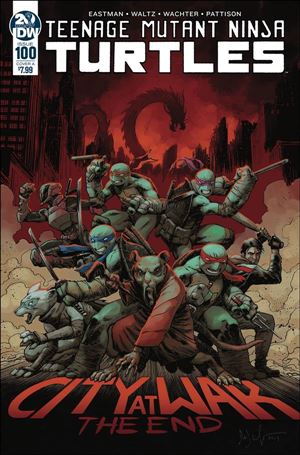 Teenage Mutant Ninja Turtles (2011) issue 100 Dave Wachter Cover