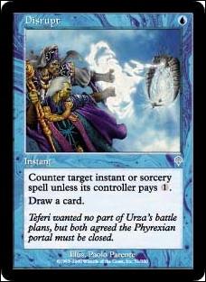 Magic the Gathering: Invasion (Base Set) card 51 Disrupt