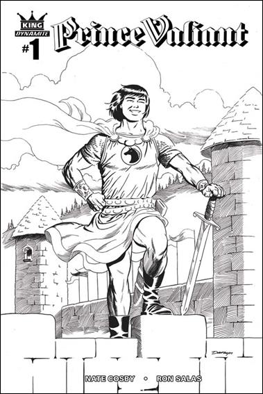 King: Prince Valiant issue 1-B Darwyn Cooke 1:10 Black & White Cover