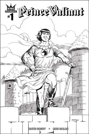 King: Prince Valiant issue 1-B Darwyn Cooke 1:10 Black & White Cover