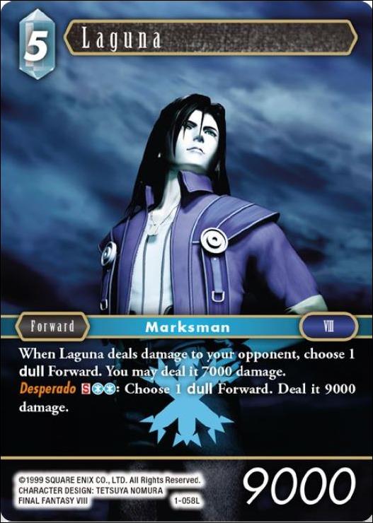 Final Fantasy Trading Card Game: Opus I (Base Set) card 058L Laguna