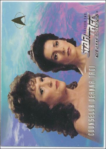 Star Trek: The Next Generation - The Episode Collection Season Two (Base Set) card 119 Counselor Deanna Troi - Card B