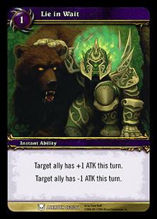 World of Warcraft: Heroes of Azeroth (Base Set) card 163 Lie In Wait