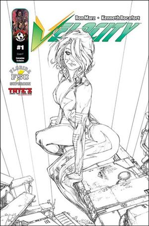 Velocity (2010) issue 1-F Kenneth Rocafort Florida Supercon Cover