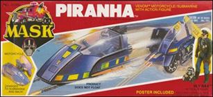 M.A.S.K.  (Vehicle and Figure Sets) figure 8 Piranha (w/ Sly Rax)