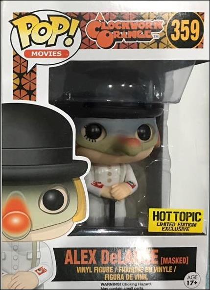 POP! Movies figure 359 Alex DeLarge (Masked) Hot Topic