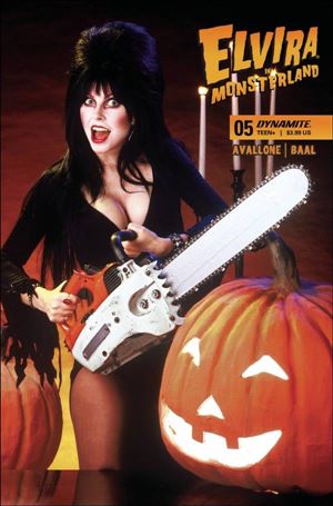 Elvira in Monsterland issue 5-D Photo Cover
