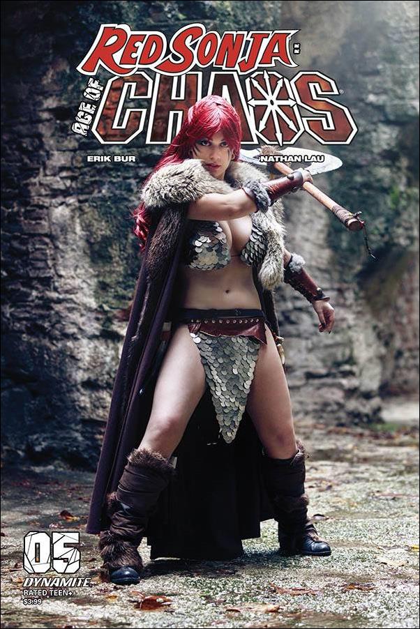 Red Sonja: Age of Chaos issue 5-E Cosplay Photo Cover
