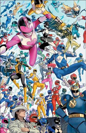Power Rangers issue 1.00-E Dan Mora 1:10 Cover
