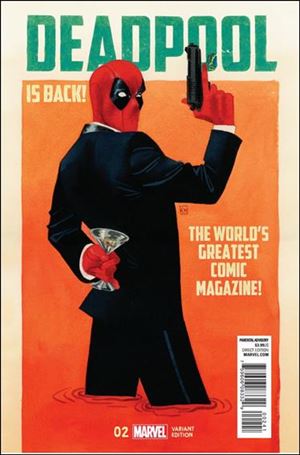 Deadpool (2016) issue 2-C Kevin Wada 1:25 Cover
