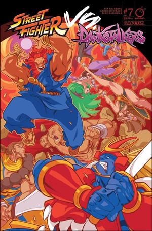 Street Fighter vs Darkstalkers issue 7 Edwin Huang Cover