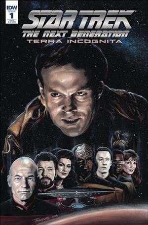 Star Trek: The Next Generation: Terra Incognita issue 1-D J.K. Woodward 1:25 Cover