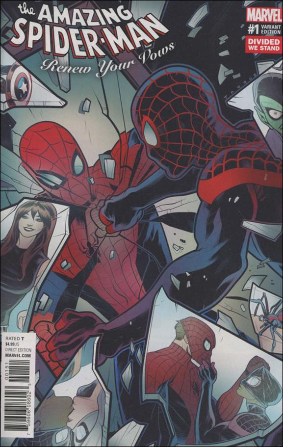 Amazing Spider-Man: Renew Your Vows (2017) issue 1-E Elizabeth Torque Divided We Stand Cover