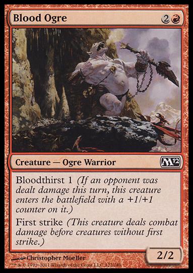 Magic the Gathering: 2012 Core Set (Base Set) card 122 Blood Ogre