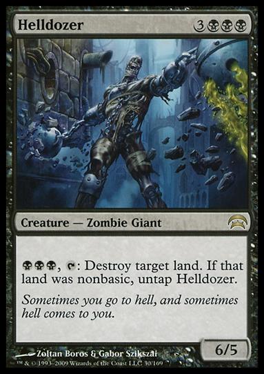 Magic the Gathering: Planechase (Base Set) card 30 Helldozer