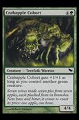 Magic the Gathering: Shadowmoor (Base Set) card 109 Crabapple Cohort