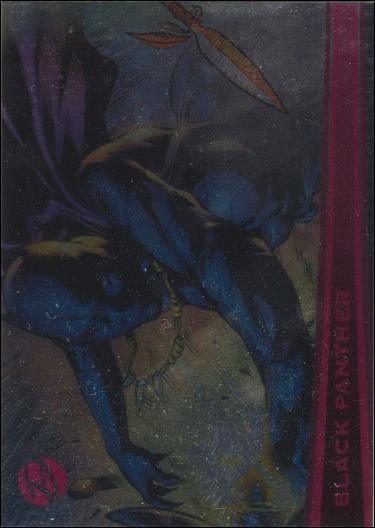 Marvel Dangerous Divas (Parallel Foil Base Set) card 1 Black Panther