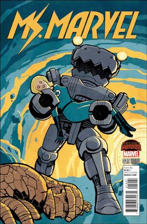 Ms. Marvel (2014)  issue 19-B Cliff Chiang 1:10 Kirby Monsters Cover