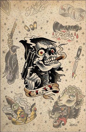 Sons of Anarchy Redwood Original issue 4-C Brian Level 1:20 Cover