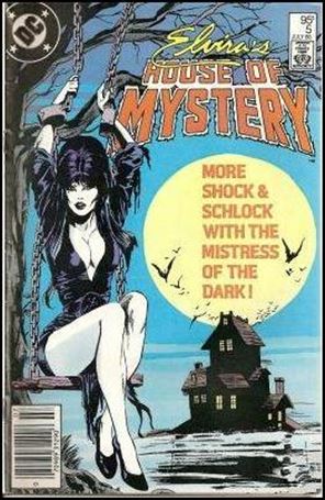 Elvira's House of Mystery issue 5-B Canadian Price Cover