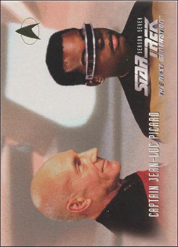 Star Trek: The Next Generation - The Episode Collection Season Seven (Base Set) card 728 Captain Jean-Luc Picard