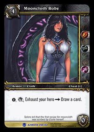 World of Warcraft: Heroes of Azeroth (Base Set) card 298 Mooncloth Robe