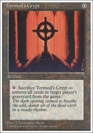 Magic the Gathering: Chronicles (Base Set) card 109 Tormod's Crypt