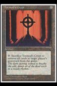 Magic the Gathering: Chronicles (Base Set) card 109 Tormod's Crypt