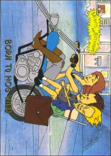 Beavis and Butt-Head (Base Set) card '6935' Born to Hog Wild