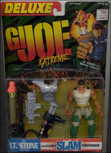 G.I. Joe Extreme Deluxe Action Figures figure 2 Lt. Stone (w/Mortar Launcher)