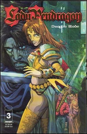 Lady Pendragon (1999) issue 3-D Dynamic Forces Pat Lee Gold Foil Cover
