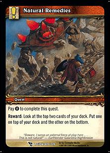 World of Warcraft: March of the Legion (Base Set) card 309 Natural Remedies