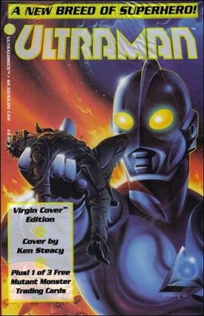 Ultraman (1993) issue 2-B Polybagged Virgin Cover with Trading Card
