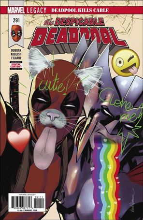 Despicable Deadpool issue 291 David Lopez Cover