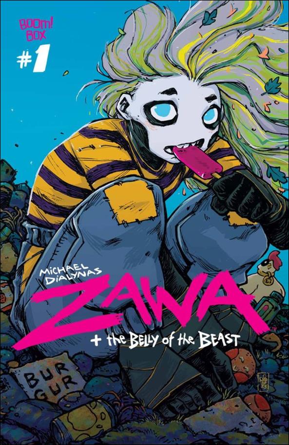 Zawa + The Belly of the Beast issue 1 Michael Dialynas Cover