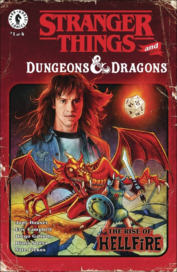 Stranger Things and Dungeons & Dragons: The Rise of Hellfire issue 1-B Kyle Lambert Cover