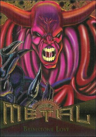 Marvel Metal (Base Set) card 44 Brimstone Love