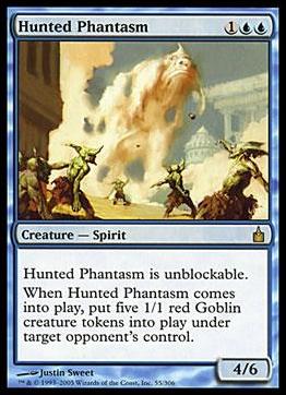 Magic the Gathering: Ravnica (Base Set)  card 55 Hunted Phantasm