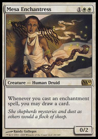Magic the Gathering: 2010 Core Set (Base Set) card 20 Mesa Enchantress