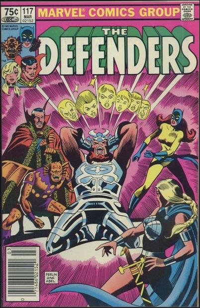 Defenders (1972) issue 117-B Canadian Price Cover