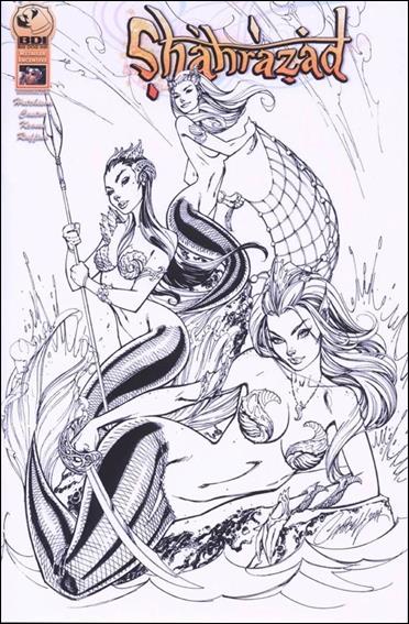 Shahrazad (2013) issue 5-C J. Scott Campbell 1:25 Black & White Cover