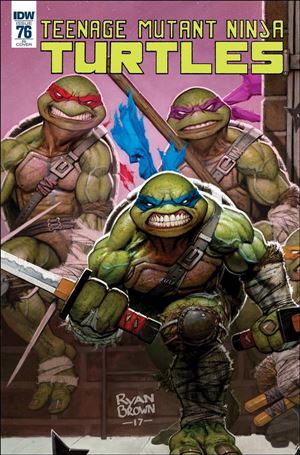 Teenage Mutant Ninja Turtles (2011) issue 76-C Ryan Brown 1:10 Cover