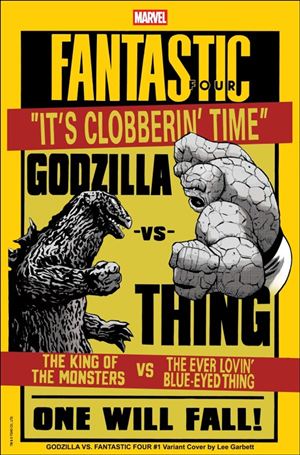 Godzilla vs. Fantastic Four issue 1-C Lee Garbett Versus Cover
