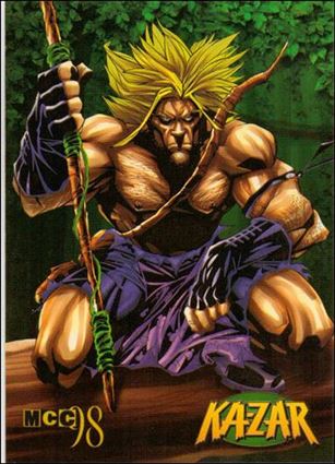 Marvel Creators Collection '98 (Base Set) card 42 Ka-Zar: Ka-Zar