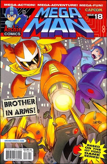 Mega Man issue 18 Sanford Greene Cover