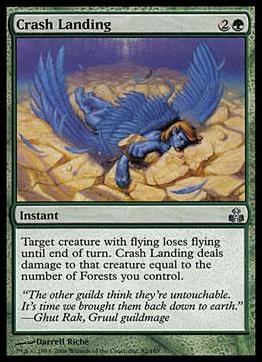 Magic the Gathering: Guildpact (Base Set) card 82 Crash Landing