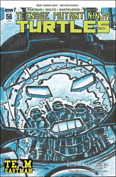 Teenage Mutant Ninja Turtles (2011) issue 56-D Kevin Eastman Fan Club Cover